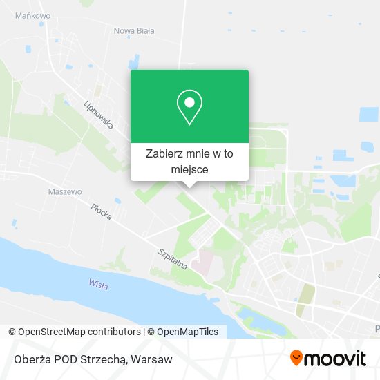 Mapa Oberża POD Strzechą