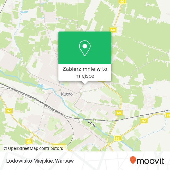 Mapa Lodowisko Miejskie