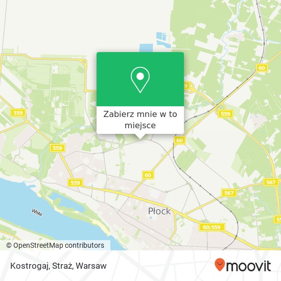 Mapa Kostrogaj, Straż