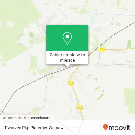 Mapa Dworzec Pkp Platerów