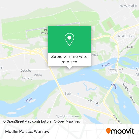 Mapa Modlin Palace