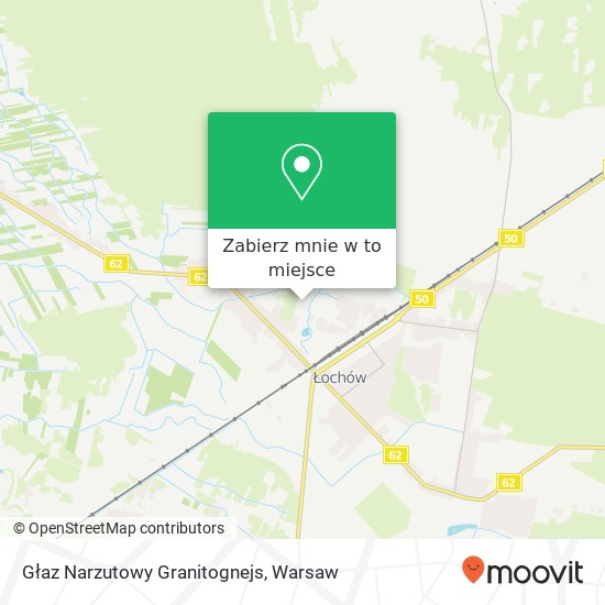 Mapa Głaz Narzutowy Granitognejs