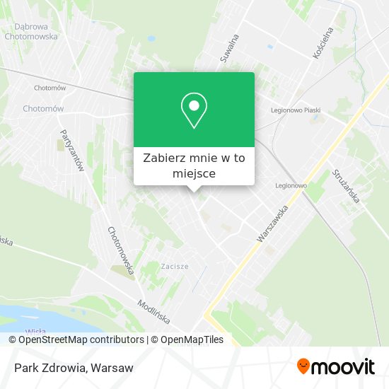 Mapa Park Zdrowia