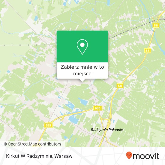 Mapa Kirkut W Radzyminie