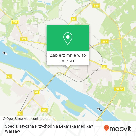 Mapa Specjalistyczna Przychodnia Lekarska Medikart