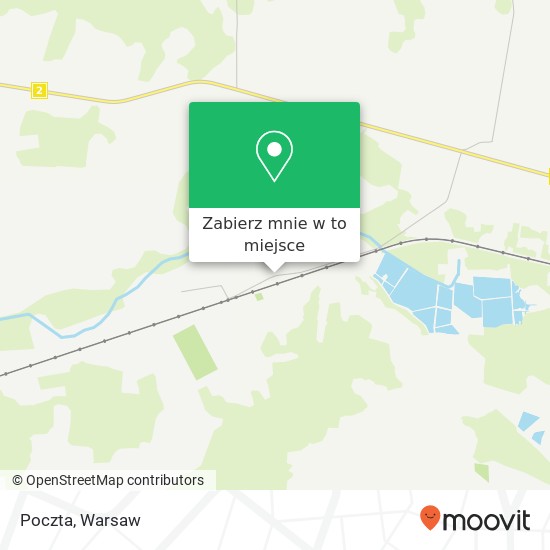 Mapa Poczta