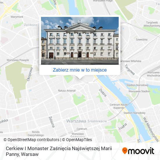 Mapa Cerkiew I Monaster Zaśnięcia Najświętszej Marii Panny