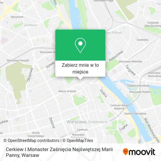 Mapa Cerkiew I Monaster Zaśnięcia Najświętszej Marii Panny