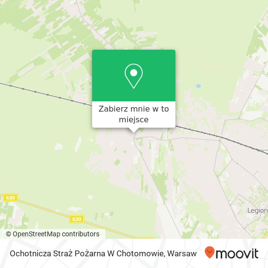 Mapa Ochotnicza Straż Pożarna W Chotomowie