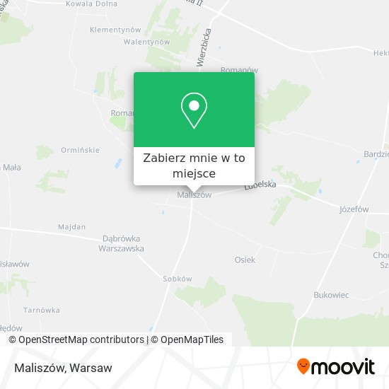 Mapa Maliszów