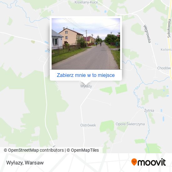 Mapa Wyłazy