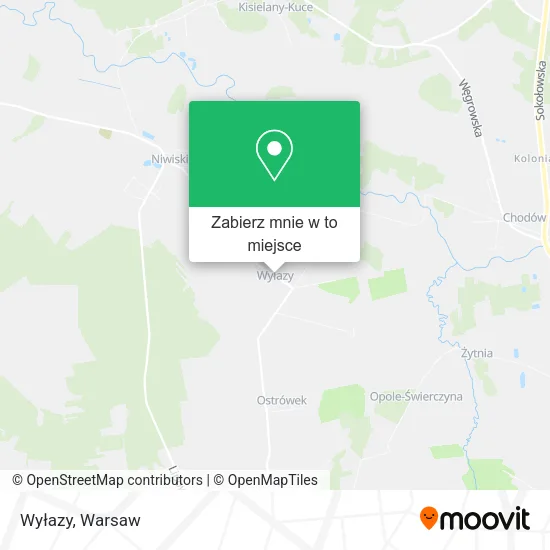 Mapa Wyłazy