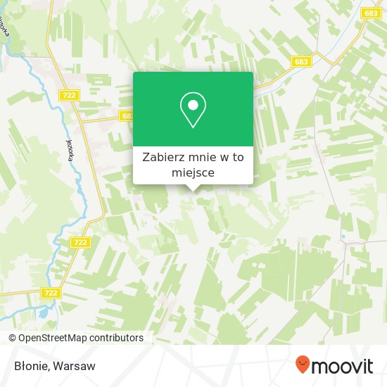 Mapa Błonie