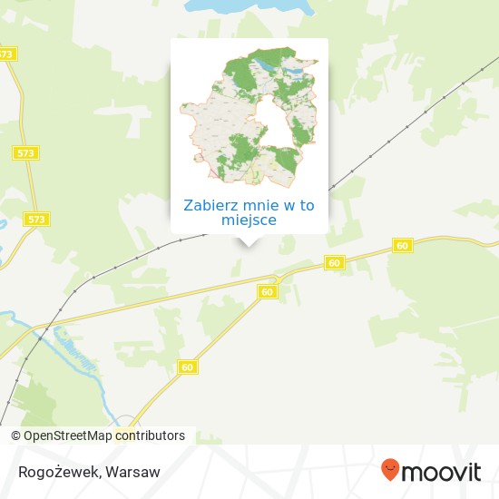 Mapa Rogożewek