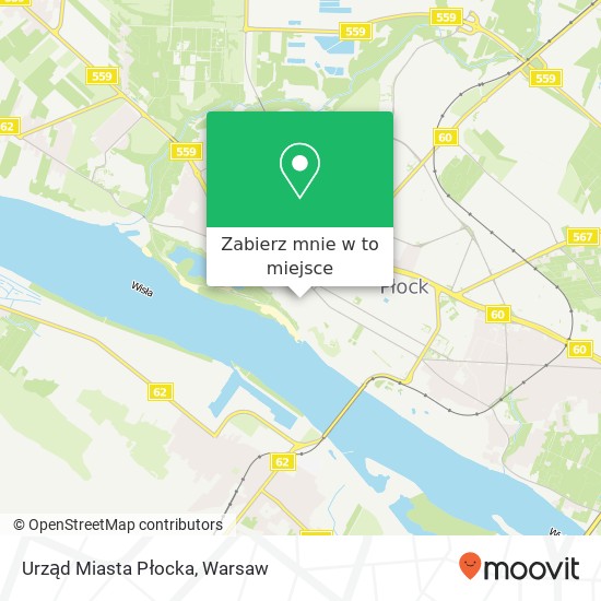 Mapa Urząd Miasta Płocka