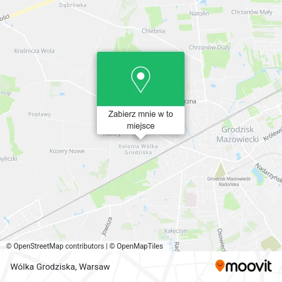 Mapa Wólka Grodziska
