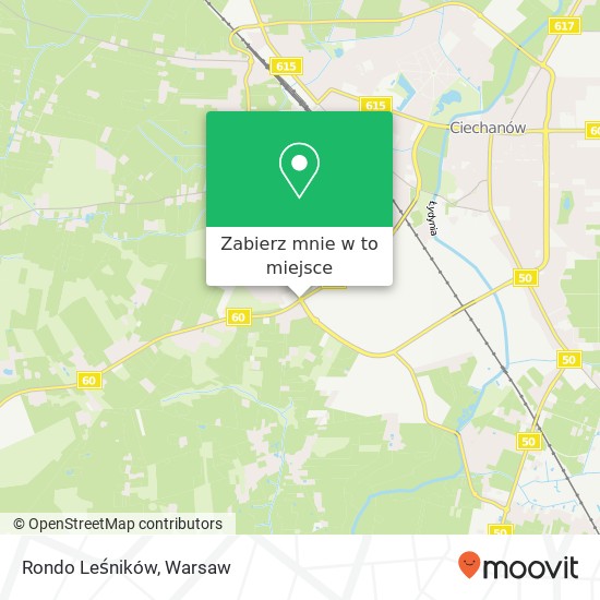 Mapa Rondo Leśników