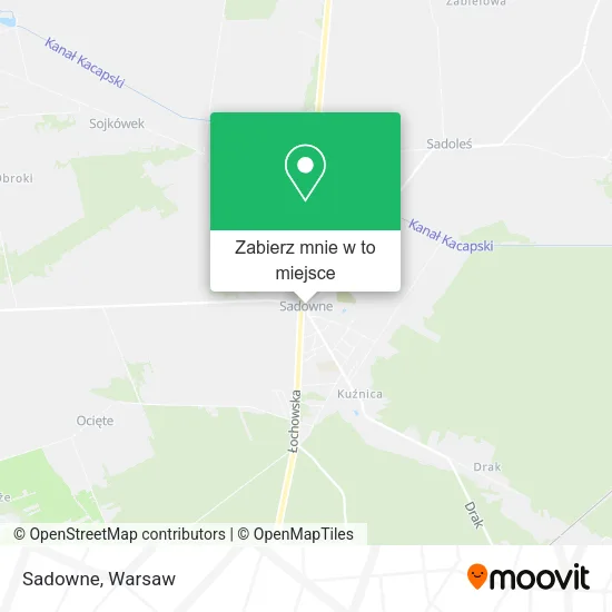 Mapa Sadowne