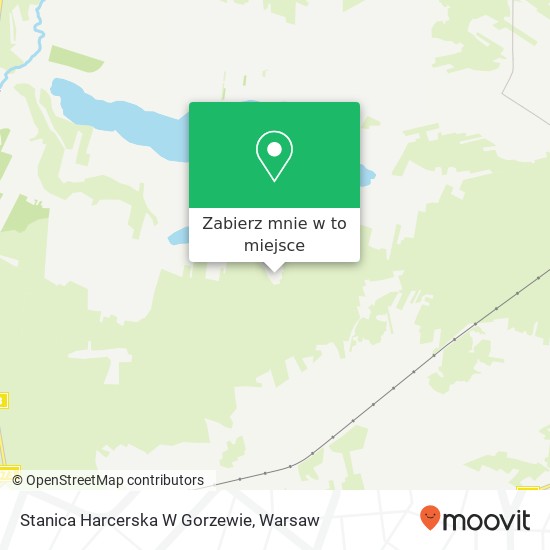 Mapa Stanica Harcerska W Gorzewie