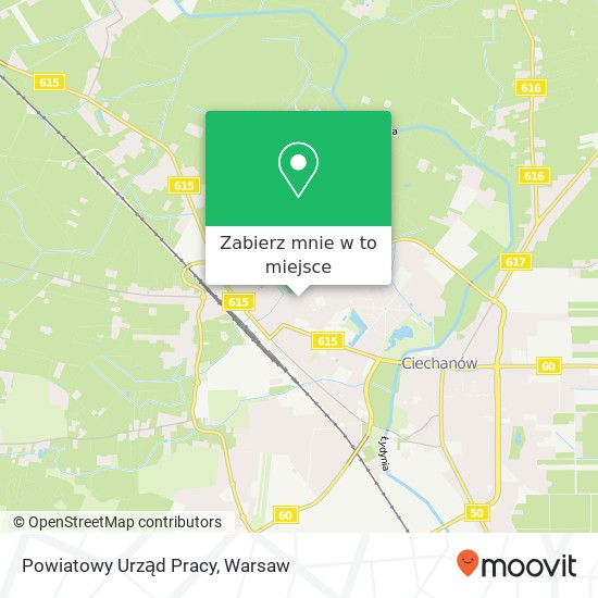 Mapa Powiatowy Urząd Pracy