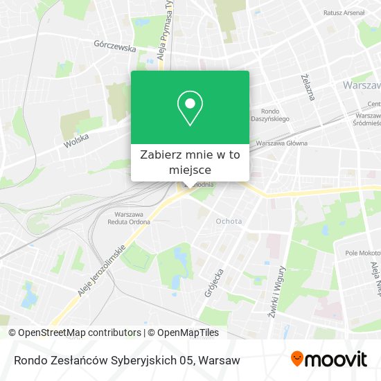 Mapa Rondo Zesłańców Syberyjskich 05