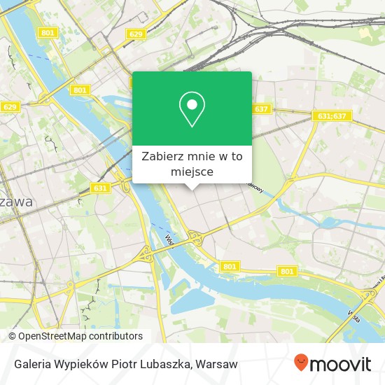 Mapa Galeria Wypieków Piotr Lubaszka