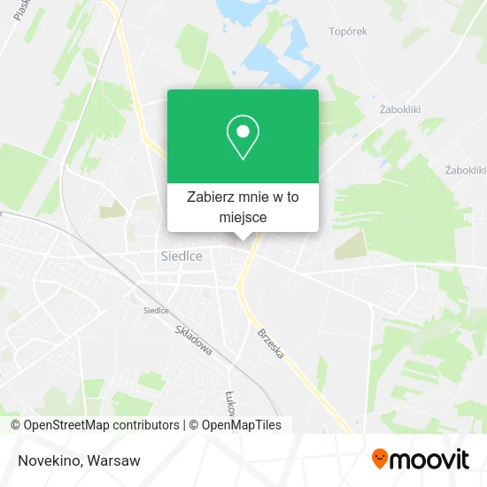 Mapa Novekino