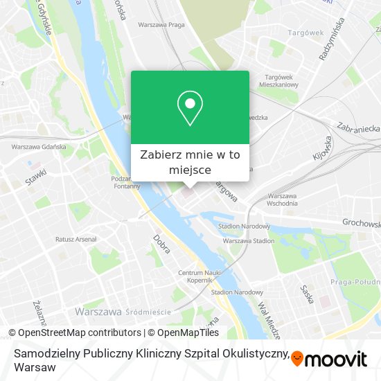 Mapa Samodzielny Publiczny Kliniczny Szpital Okulistyczny