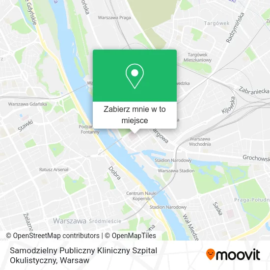 Mapa Samodzielny Publiczny Kliniczny Szpital Okulistyczny