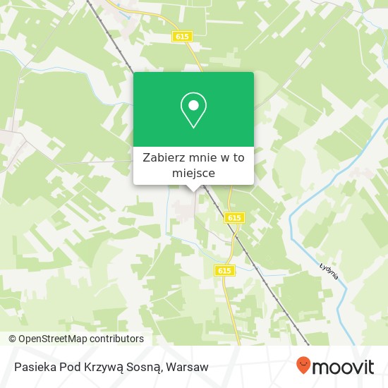 Mapa Pasieka Pod Krzywą Sosną