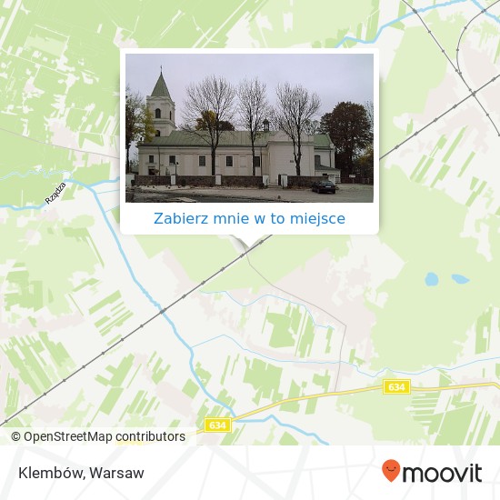 Mapa Klembów