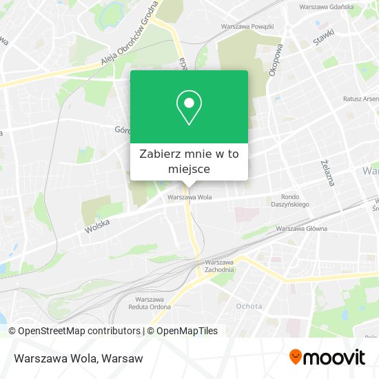 Mapa Warszawa Wola