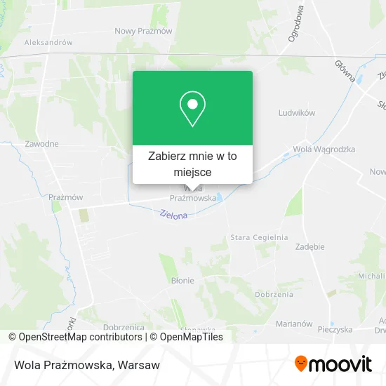 Mapa Wola Prażmowska