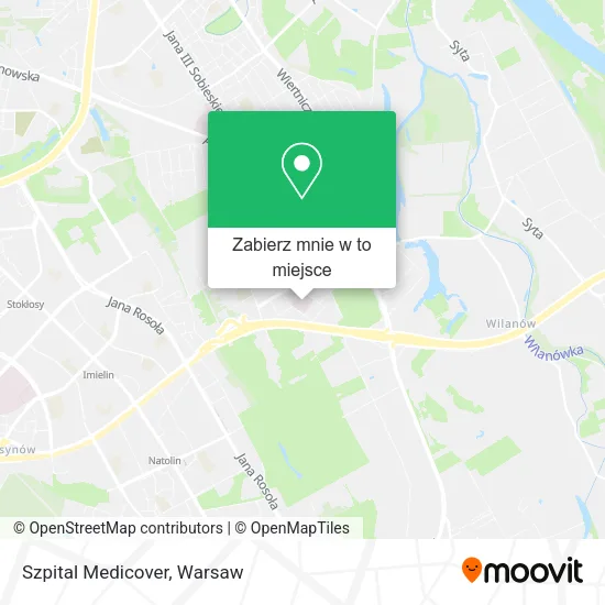 Mapa Szpital Medicover