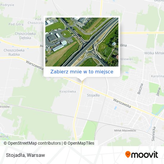 Mapa Stojadła