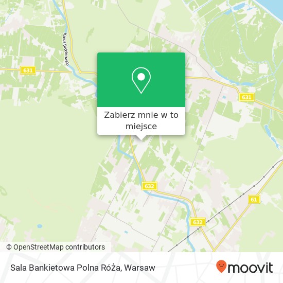 Mapa Sala Bankietowa Polna Róża