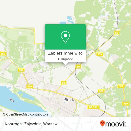 Mapa Kostrogaj, Zajezdnia