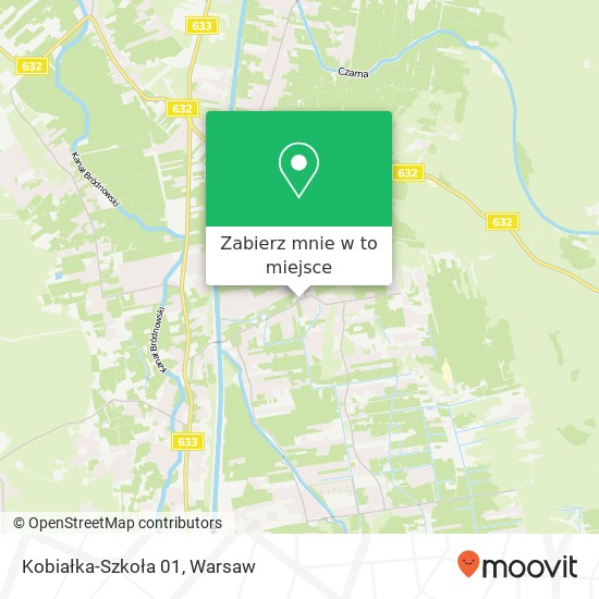 Mapa Kobiałka-Szkoła 01