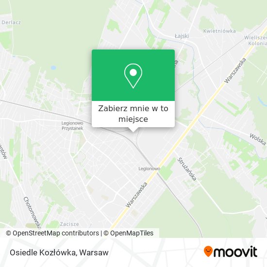 Mapa Osiedle Kozłówka