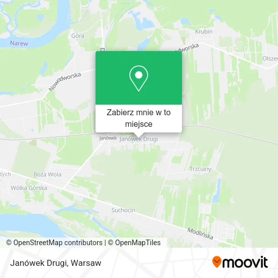 Mapa Janówek Drugi