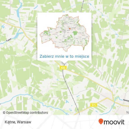 Mapa Kątne