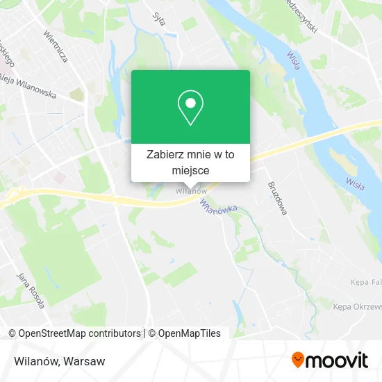 Mapa Wilanów