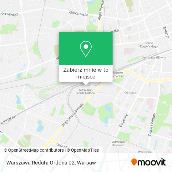 Mapa Warszawa Reduta Ordona 02