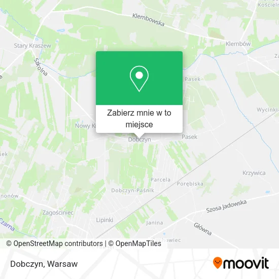 Mapa Dobczyn