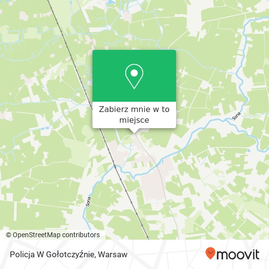 Mapa Policja W Gołotczyźnie