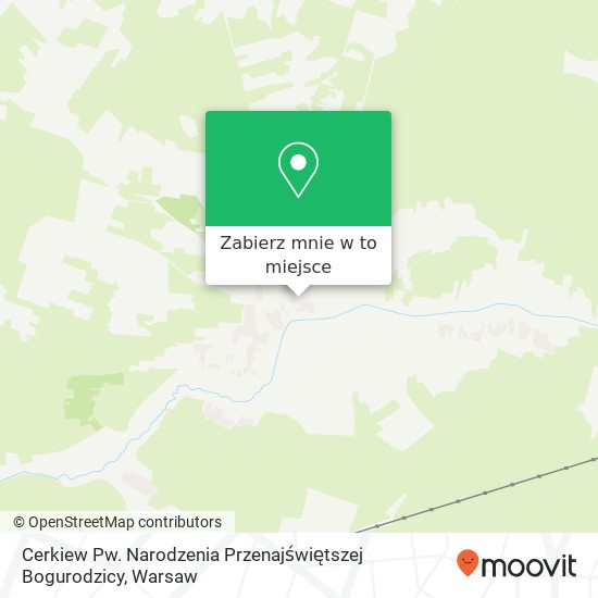 Mapa Cerkiew Pw. Narodzenia Przenajświętszej Bogurodzicy