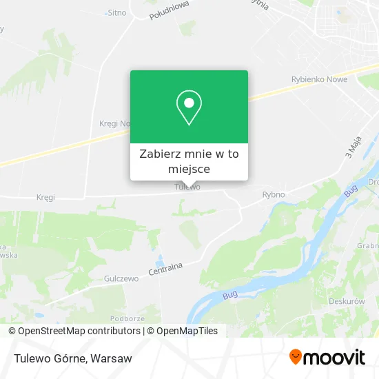 Mapa Tulewo Górne