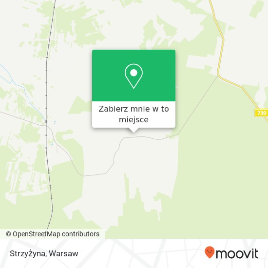 Mapa Strzyżyna