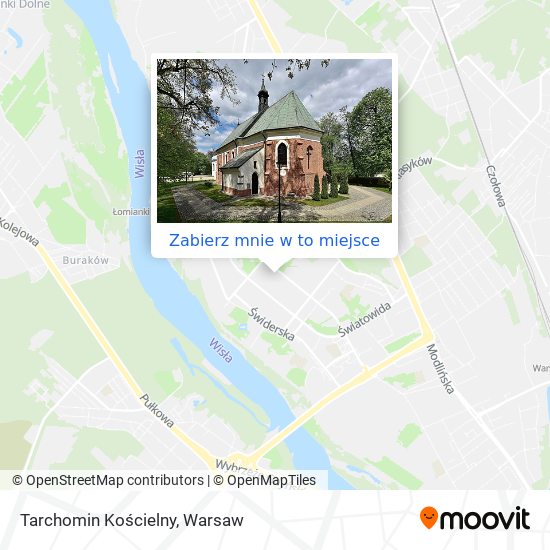 Mapa Tarchomin Kościelny