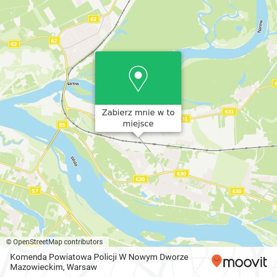 Mapa Komenda Powiatowa Policji W Nowym Dworze Mazowieckim